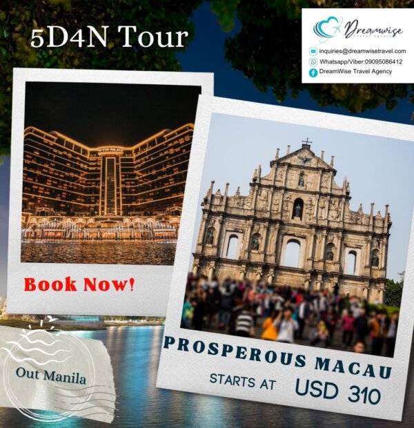 Macau August Tour (5D4N)