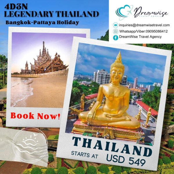 Thailand (peak) travel and tour package 